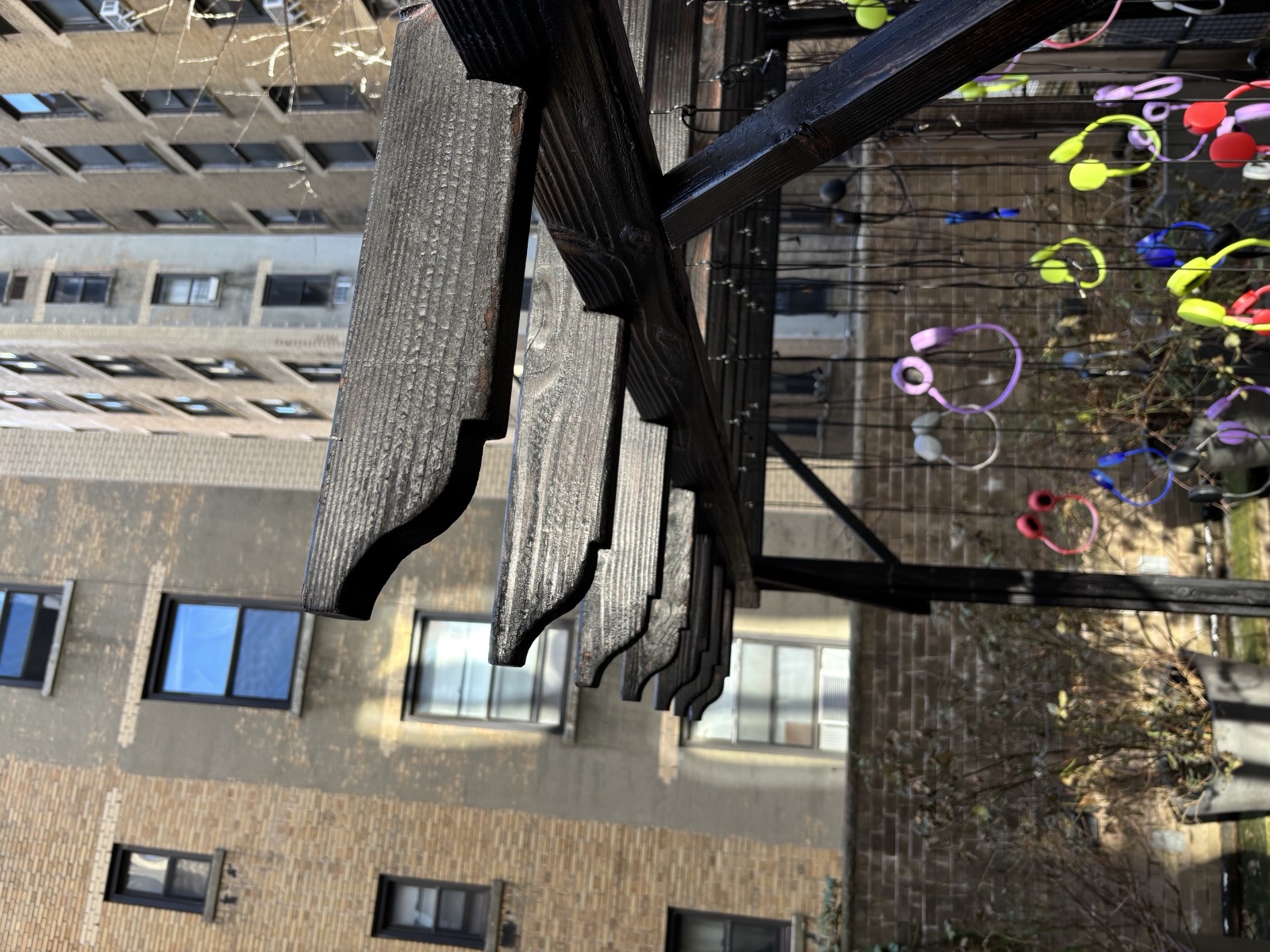 Detail — structural pillar