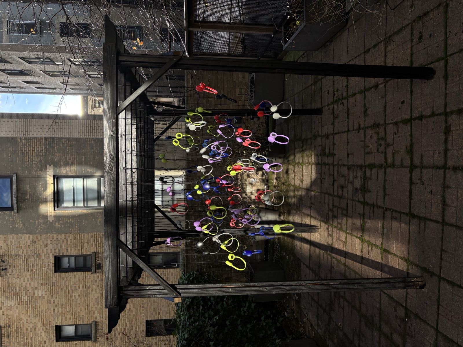 Full installation — listening forest
